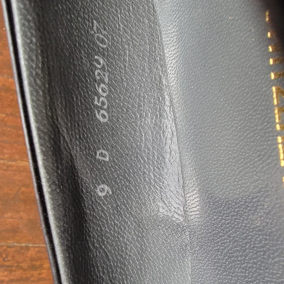 New Bally Men's Black Leather Loafers Sz.9 D - Picture 4 of 8